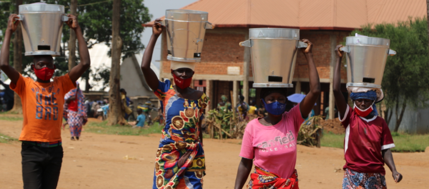 Beneficiaries of REMA’s Green Amayaga Project receive improved cookstoves to promote energy efficiency