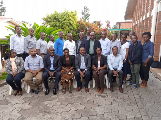 Contributors to the Rwanda Climate Change Portal completed 3 days in a workshop