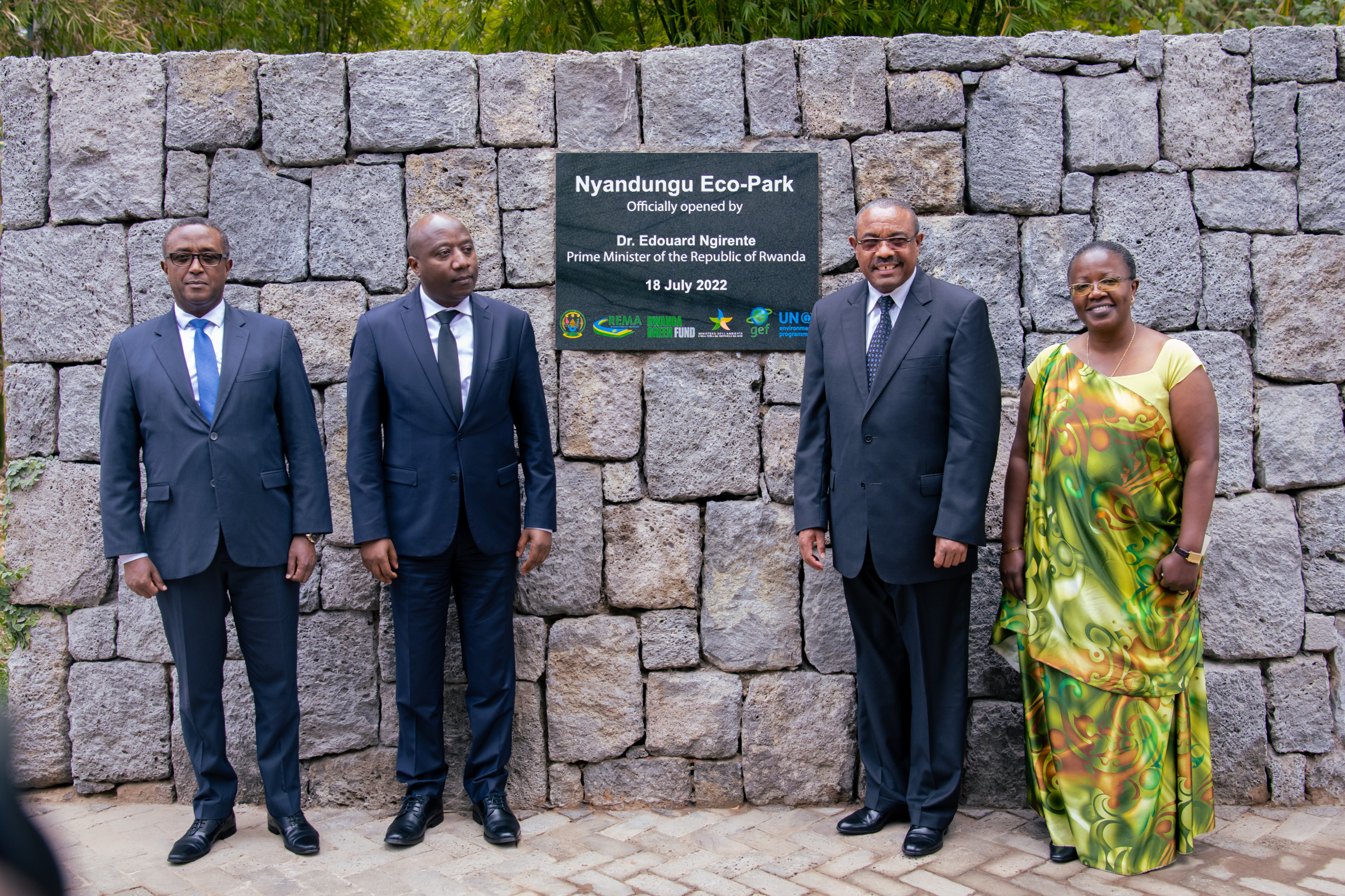 PRIME MINISTER OF RWANDA, DR EDOUARD NGIRENTE, OFFICIATES NYANDUNGU ECO-PARK UNVEILING
